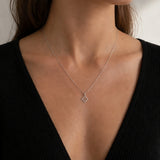 COLGANTE TREBOL CON DIAMANTES BRUNELLA