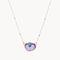COLLAR TOPACIO AZUL, AMATISTA Y DIAMANTES YAIZA