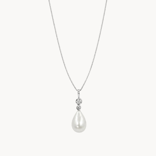 COLGANTE PERLA CON DIAMANTES SACHA MILIA