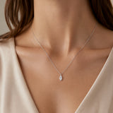 COLGANTE DIAMANTE CREADO 1.030 QUILATES MARQUISE CERTIFICADO IGI