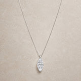 COLGANTE DIAMANTE CREADO 1.030 QUILATES MARQUISE CERTIFICADO IGI