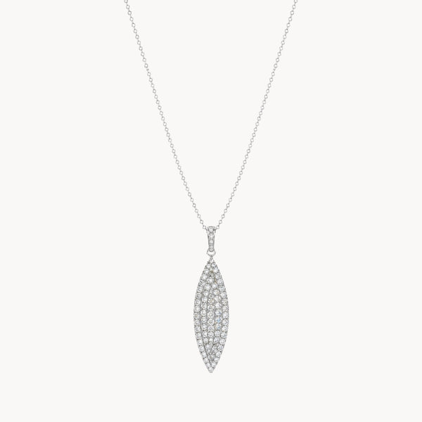 DIAMOND LEAF PENDANT