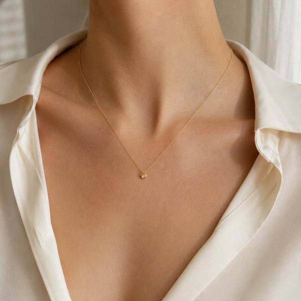 TRIO DIAMOND PENDANT IN CHATON SETTING