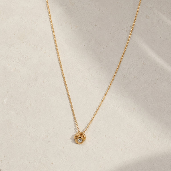 TRIO DIAMOND PENDANT IN CHATON SETTING