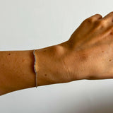 BAR BRACELET WITH ZIRCONIAS