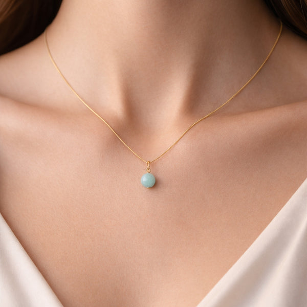 COLGANTE BOLA TURQUESA IDALIS