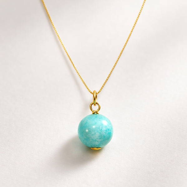 COLGANTE BOLA TURQUESA IDALIS