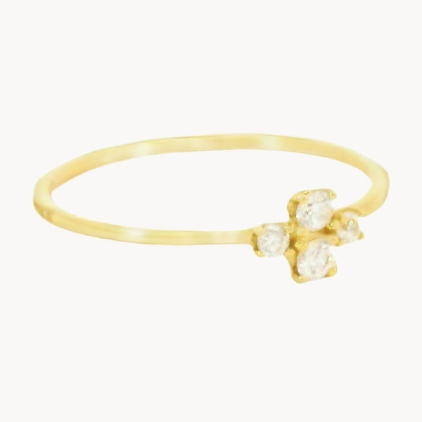 ANILLO CON DIAMANTES BASIRA