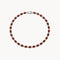 Rivière bracelet with rubies and diamonds