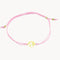 PULSERA MACRAME ROSA MUNDO