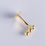 SABELA TRIO SMOOTH BALL EAR PIERCING