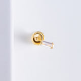 EAR PIERCING BAR WITH DINA ZIRCONIA