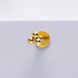 SHANI SMOOTH BALLS PYRAMID EAR PIERCING