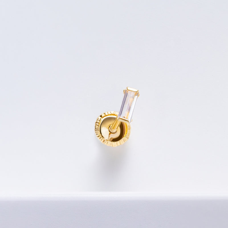 EAR PIERCING BAR WITH DINA ZIRCONIA