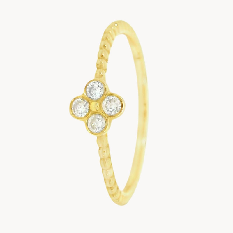 ANILLO ROMBO CON DIAMANTES WYNONA