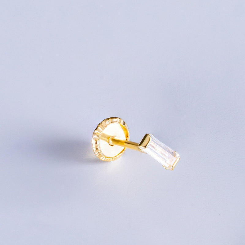 EAR PIERCING BAR WITH DINA ZIRCONIA