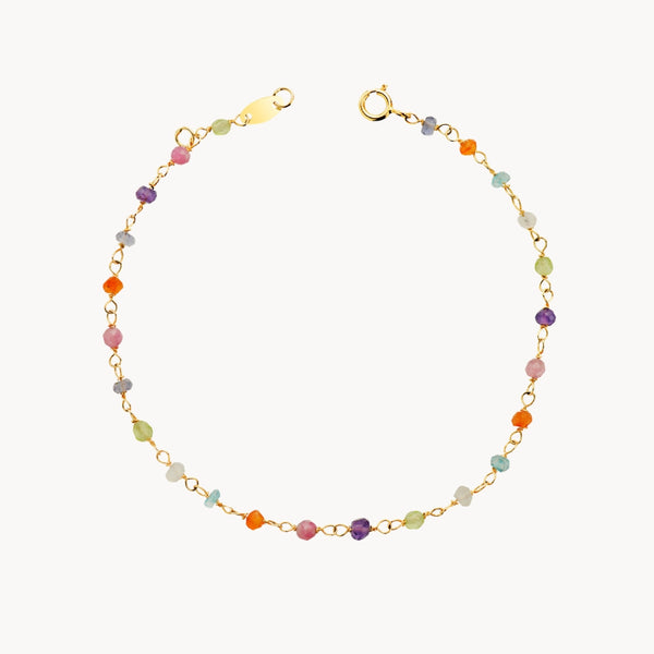 PULSERA DE BOLITAS DE COLORES