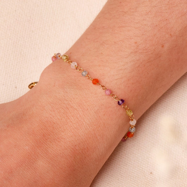 PULSERA DE BOLITAS DE COLORES