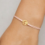 PULSERA MACRAME ROSA MUNDO