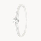 ANILLO SOLITARIO CON DIAMANTE 0.10 QUILATES NEFELI