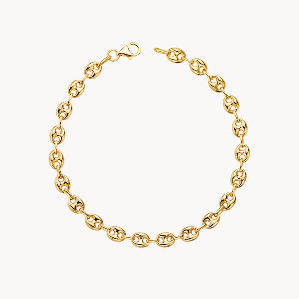 COFFEE BEAN LINK BRACELET
