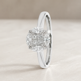 ANILLO CON DIAMANTES GEOMETRICOS