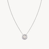 COLGANTE DIAMANTE CHATON 0.15 QUILATES PUNTO DE LUZ