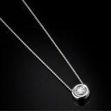 COLGANTE DIAMANTE CHATON 0.15 QUILATES PUNTO DE LUZ