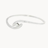 ANILLO SOLITARIO CRUZADO DIAMANTE 0.020 QUILATES ALLY