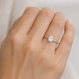 ANILLO SOLITARIO DIAMANTE CREADO 1.010 QUILATES CERTIFICADO IGI