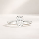 ANILLO SOLITARIO DIAMANTE CREADO 1.010 QUILATES CERTIFICADO IGI