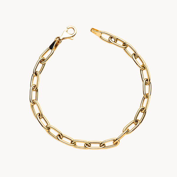 PULSERA ESLABONES OVALADOS ACABADO PULIDO