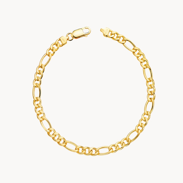 PULSERA TIPO FIGARO ESLABONES