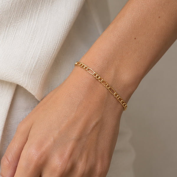 PULSERA TIPO FIGARO ESLABONES