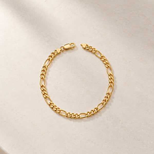 PULSERA TIPO FIGARO ESLABONES