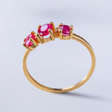 ANILLO RUBIES Y DIAMANTES ANINA