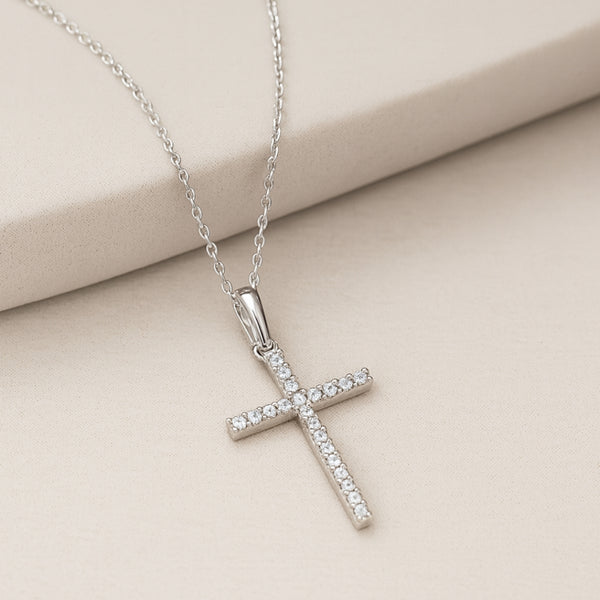 COLGANTE CRUZ Y DIAMANTES ALICA