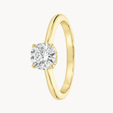 ANILLO SOLITARIO DIAMANTE CREADO 1.010 QUILATES CERTIFICADO IGI