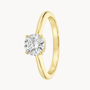 ANILLO SOLITARIO DIAMANTE CREADO 1.010 QUILATES CERTIFICADO IGI