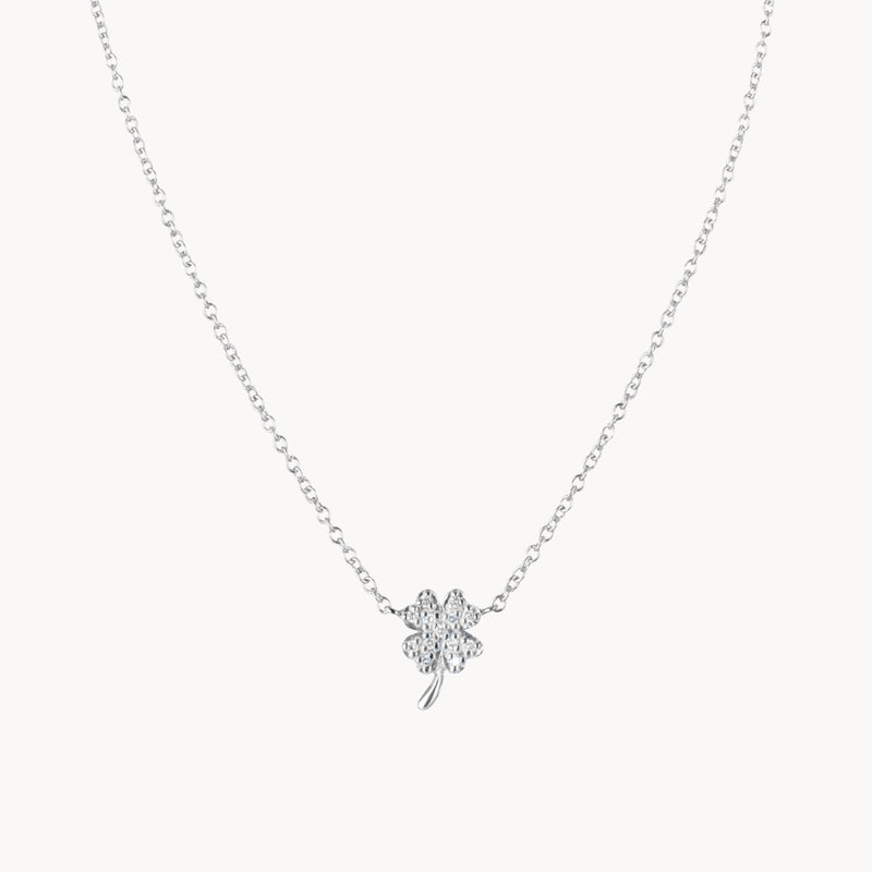 COLGANTE TREBOL Y DIAMANTES JAYDEN