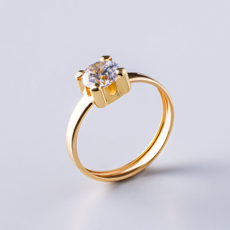 ANILLO SOLITARIO CON CIRCONITA ENID