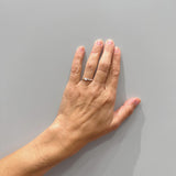 ANILLO SOLITARIO CUATRO GARRAS CON DIAMANTE 0.13 QUILATES LESLIE