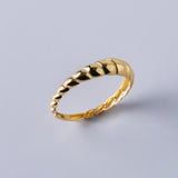 ANILLO LISO CROISSANT