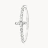 ANILLO CRUZ CON DIAMANTES JAZMINE