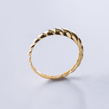 ANILLO LISO CROISSANT