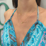 COLGANTE CORONA CON DIAMANTES AGNI