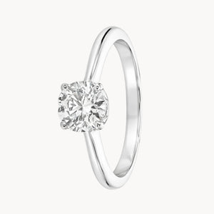 ANILLO SOLITARIO DIAMANTE CREADO 1 QUILATE CERTIFICADO IGI