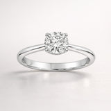 ANILLO SOLITARIO DIAMANTE CREADO 1 QUILATE CERTIFICADO IGI