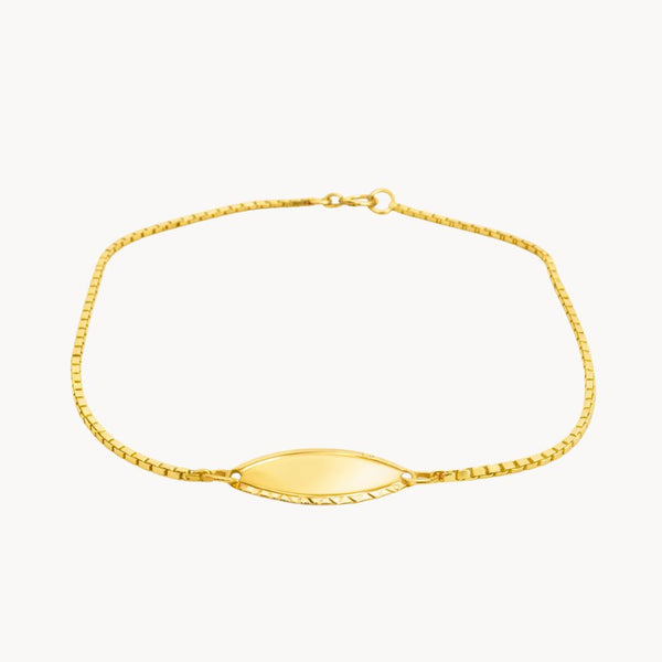 Oval Plaque ID Bracelet