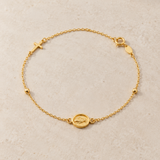 PULSERA MEDALLA VIRGEN CON CRUZ